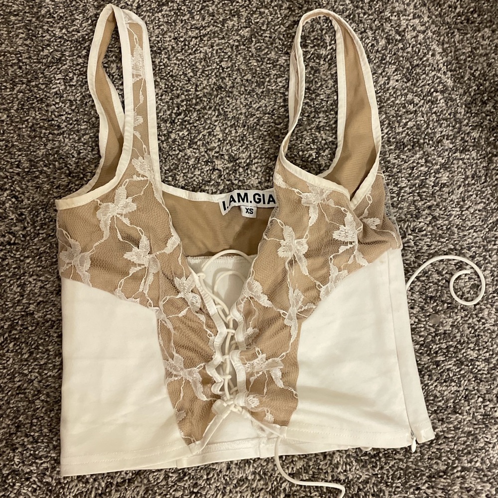 Lace tank
